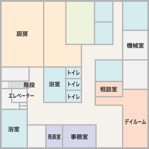 フロアマップ1階