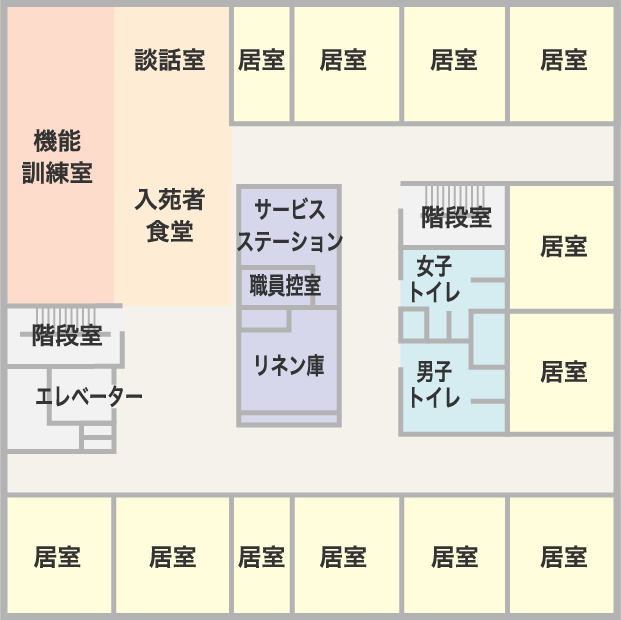 フロアマップ2階